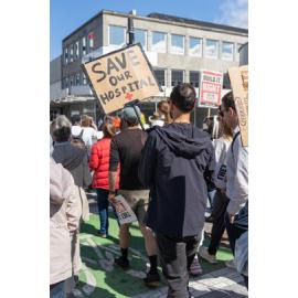 They Save We Pay Dunedin Hospital public march