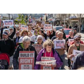 They Save We Pay Dunedin Hospital public march