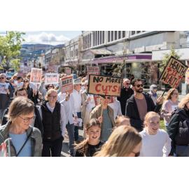 They Save We Pay Dunedin Hospital public march