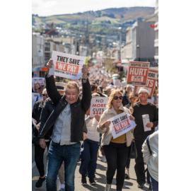 They Save We Pay Dunedin Hospital public march