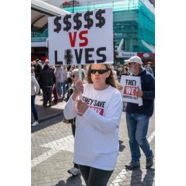 They Save We Pay Dunedin Hospital public march