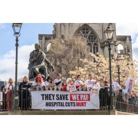 They Save We Pay Dunedin Hospital public march