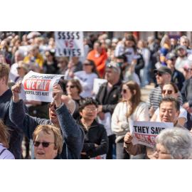 They Save We Pay Dunedin Hospital public march