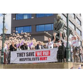 They Save We Pay Dunedin Hospital public march