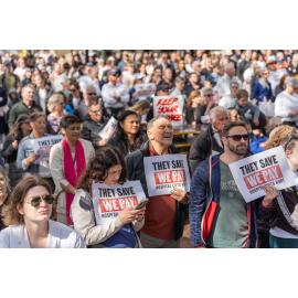 They Save We Pay Dunedin Hospital public march