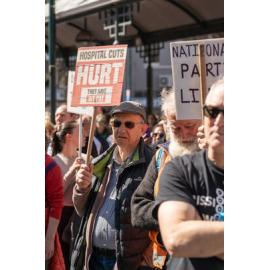 They Save We Pay Dunedin Hospital public march