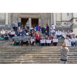 They Save We Pay Dunedin Hospital public march