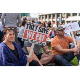 They Save We Pay Dunedin Hospital public march