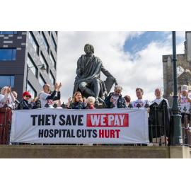 They Save We Pay Dunedin Hospital public march