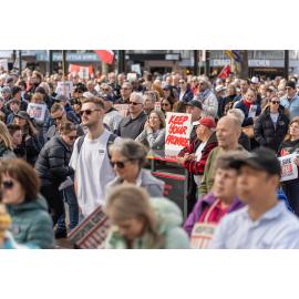 They Save We Pay Dunedin Hospital public march