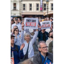They Save We Pay Dunedin Hospital public march