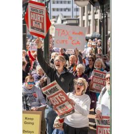 They Save We Pay Dunedin Hospital public march