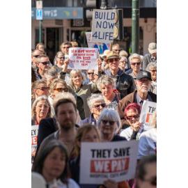 They Save We Pay Dunedin Hospital public march