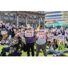 They Save We Pay Dunedin Hospital public march