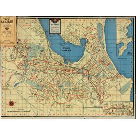 Map of Dunedin and suburbs c1946