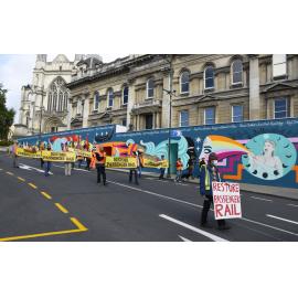 Restore Passenger Rail Protest