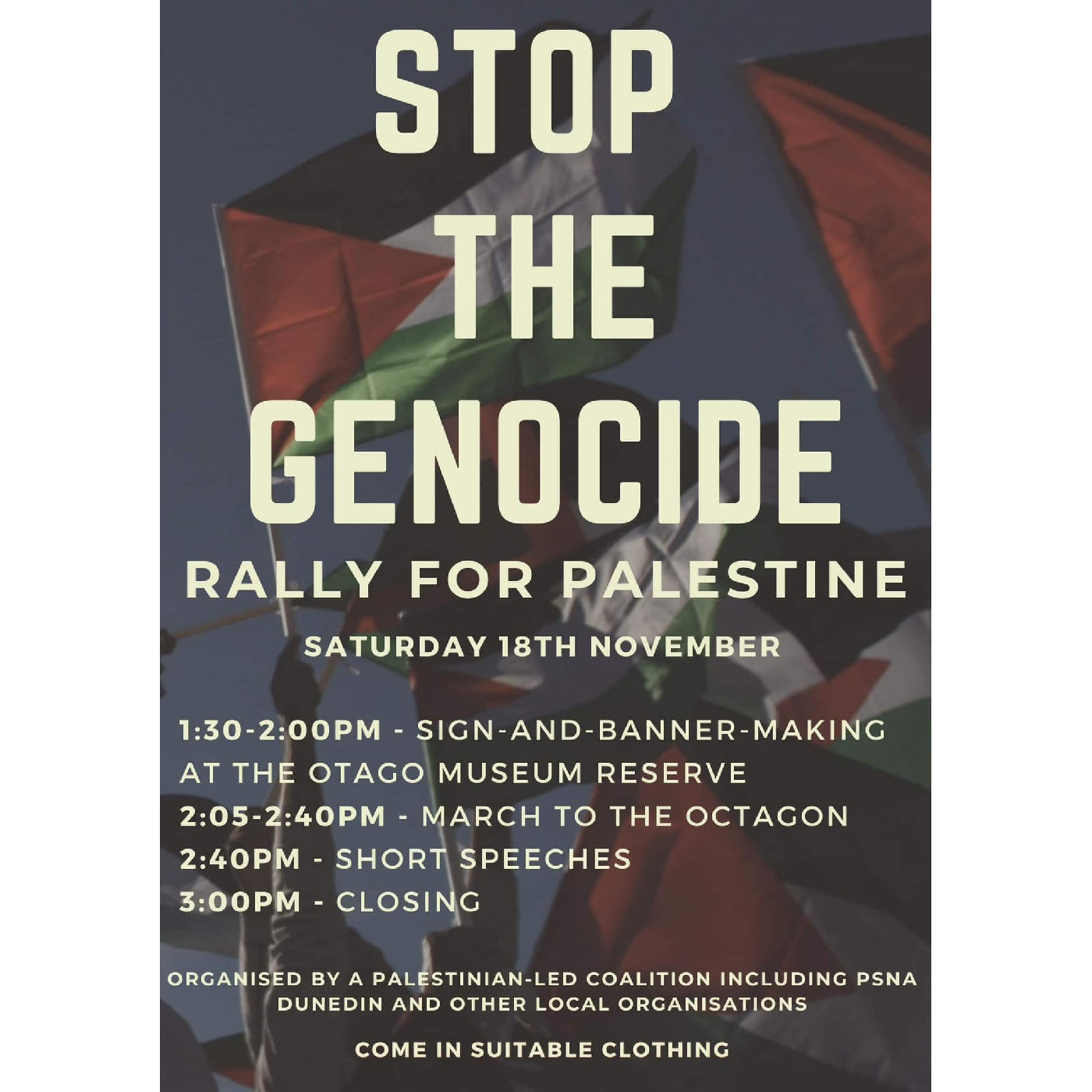Rally for Palestine 18 November 2023