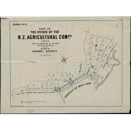 Agricultural Company Limited estate map 1883?