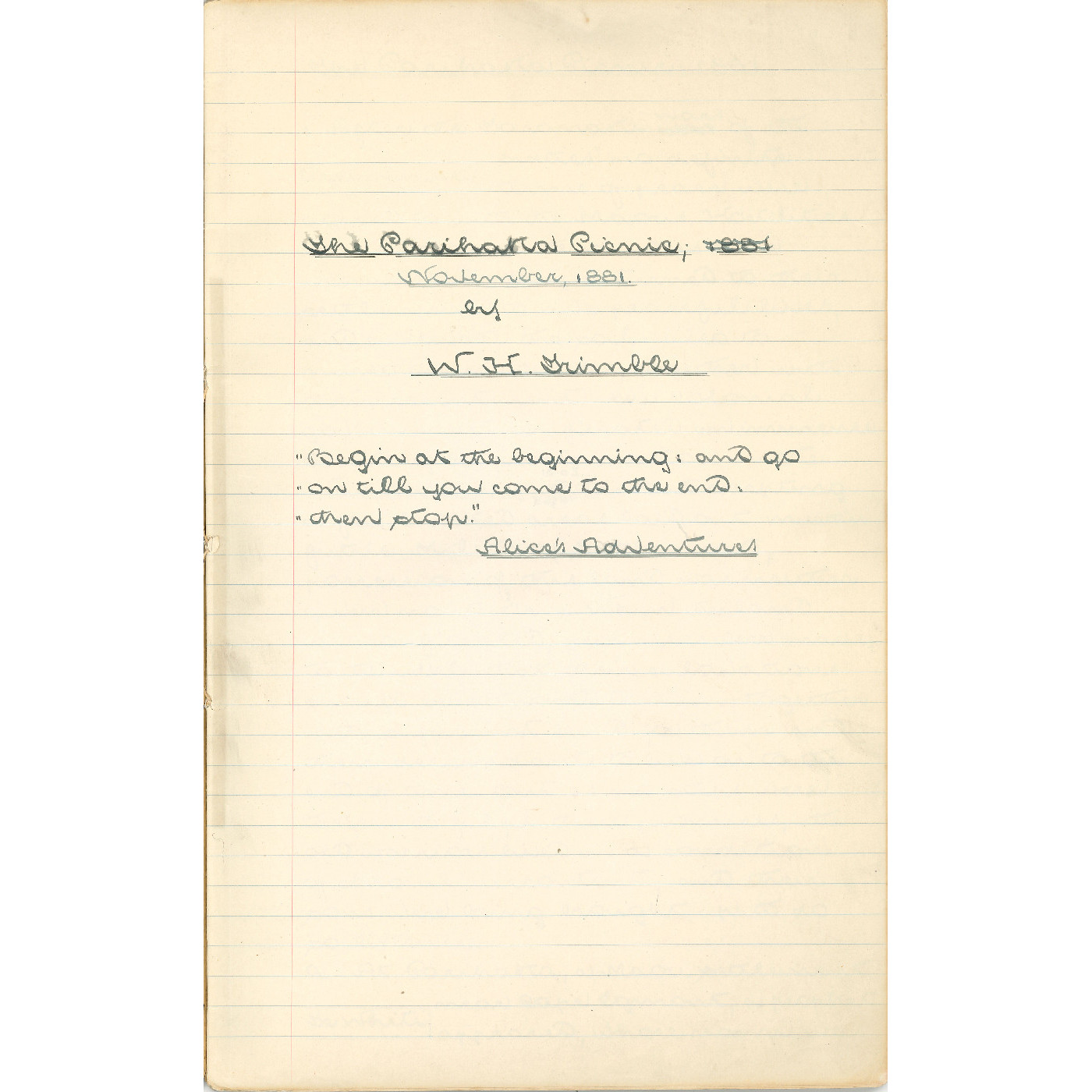 Transcript for The Parihaka picnic