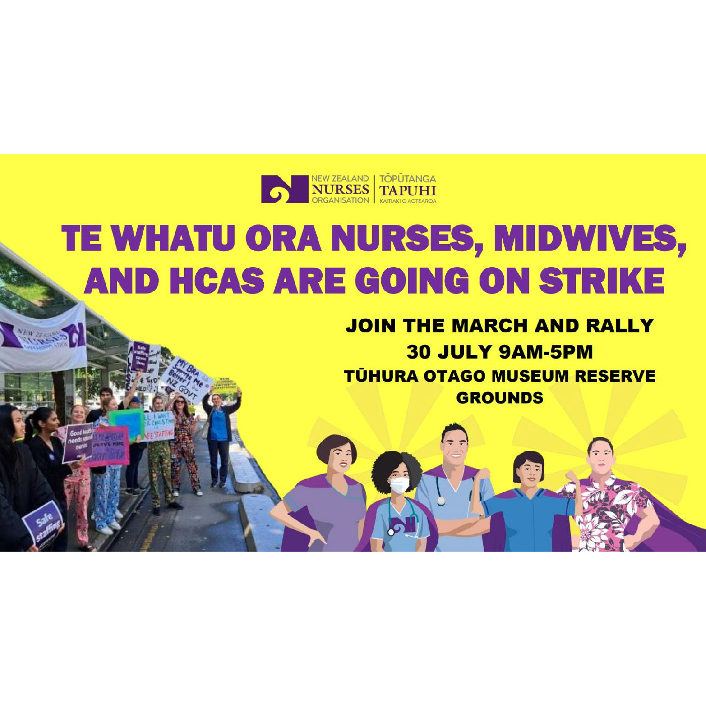 New Zealand Nurses Organisation (NZNO) strike