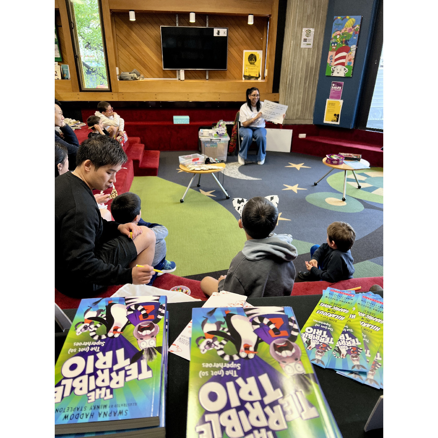 The Terrible Trio reading and crafts workshop with Swapna Haddow