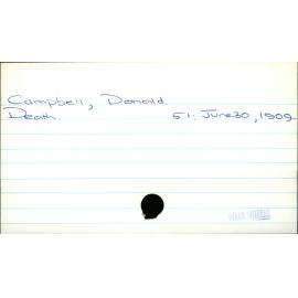 Campbell, Donald