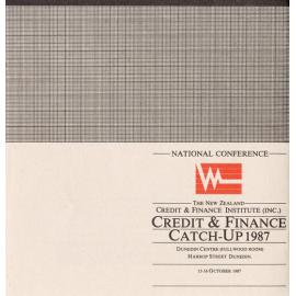 National Conf Credit and Finance catch up 1987