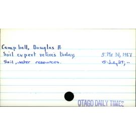 Campbell, Douglas A.