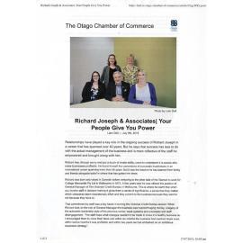 Chamber of Commerce article RJA 2019