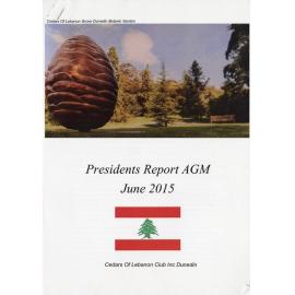 Presidents report 2015