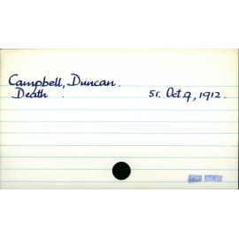 Campbell, Duncan