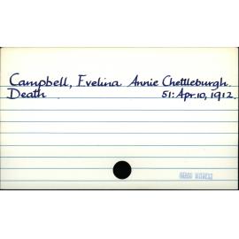 Campbell, Evelina Annie Chettleburgh