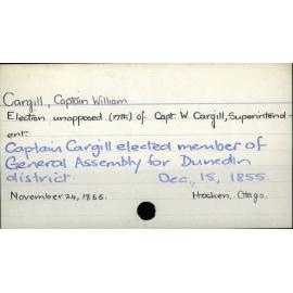 Cargill, Captain William
