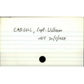 Cargill, Captain William