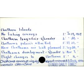 Chatham Islands