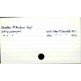 Christian McAusland (ship)