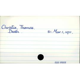 Christie, Thomas
