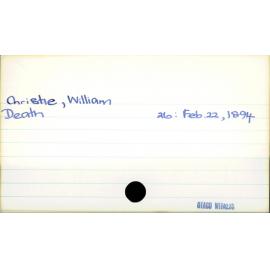 Christie, William