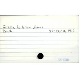 Christie, William James