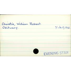Christie, William Robert