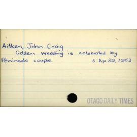 Aitken, John Craig 