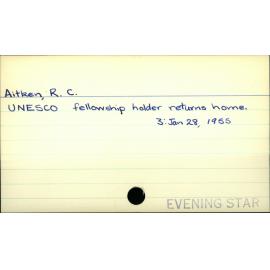 Aitken, R. C. 