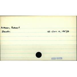 Aitken, Robert 
