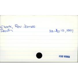 Clark, Rev. James