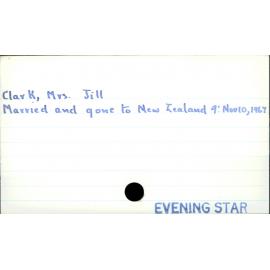 Clark, Mrs. Jill