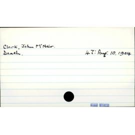 Clark, John McNair