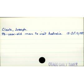 Clark, Joseph