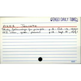 AKER, Jeanette