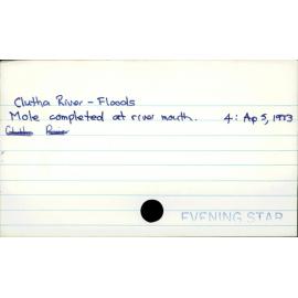 Clutha River - Floods
