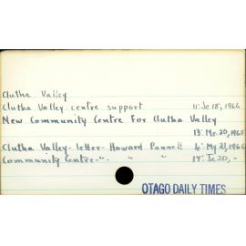 Clutha Valley